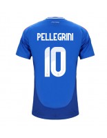 Itálie Lorenzo Pellegrini #10 Domácí Dres ME 2024 Krátký Rukáv